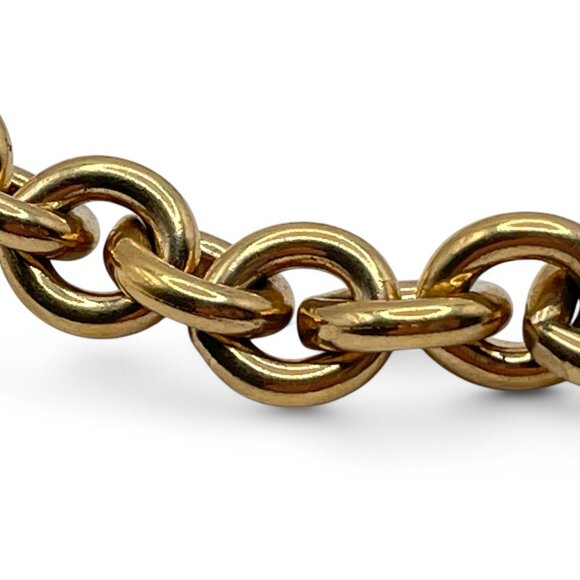 Vintage GIVENCHY Gold Tone Long Necklace 32" Gorgeous 90s Jewelry Hook Chain - Picture 7 of 8